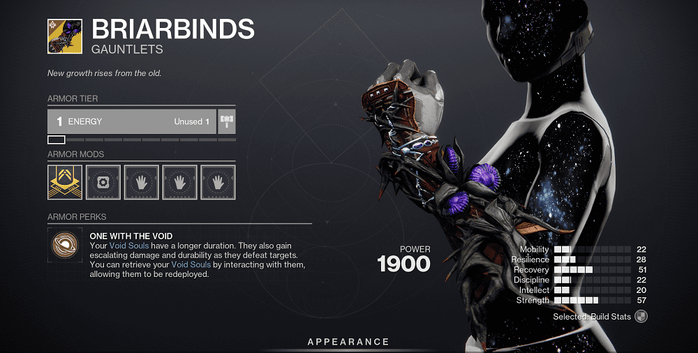 Briarbinds Boost In Destiny 2 Exotic Warlock Arms