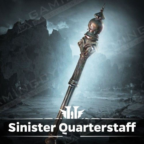 Mirrored Quarterstaff