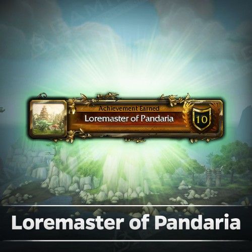 Loremaster of Pandaria