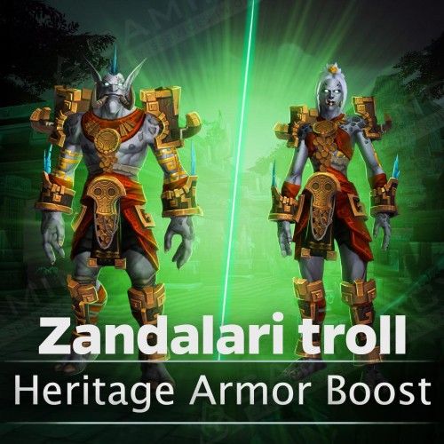 Wow Zandalari Troll Boost Unlock Allied Race And Heritage Armor