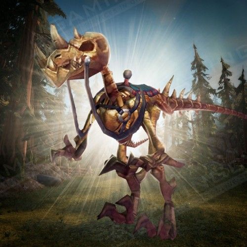 Fossilized Raptor