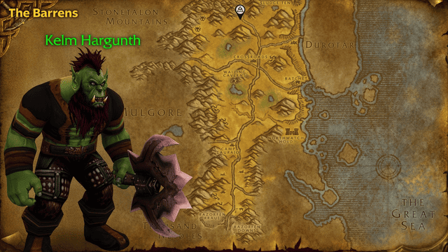 Warsong Gulch map