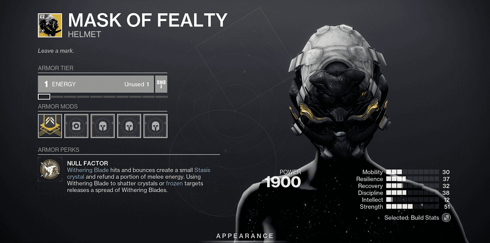 Mask of Fealty