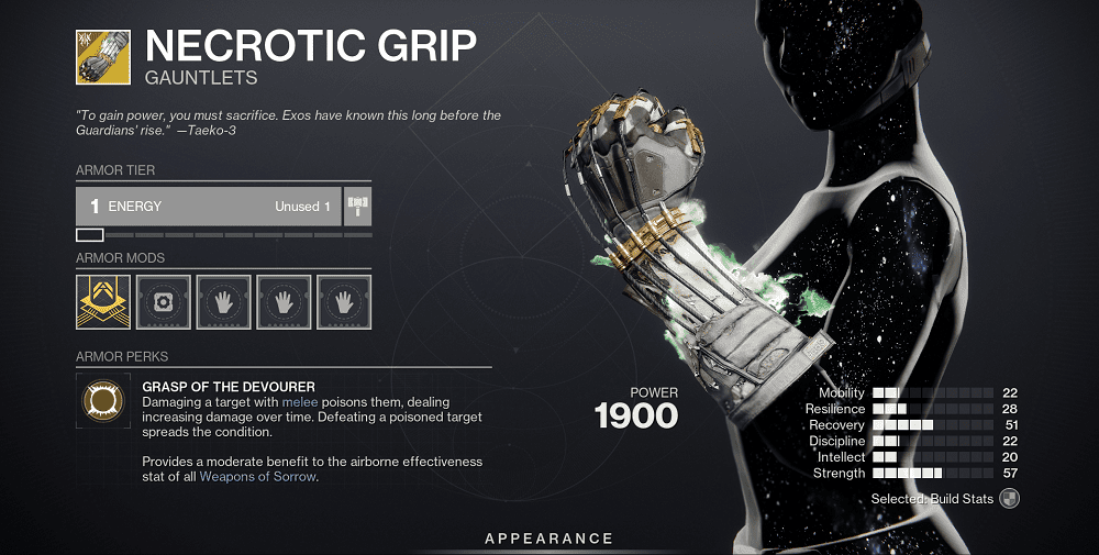 Necrotic Grip