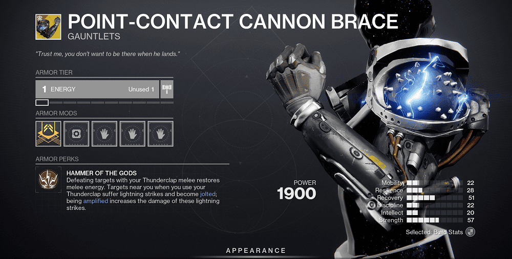 Point-Contact Cannon Brace