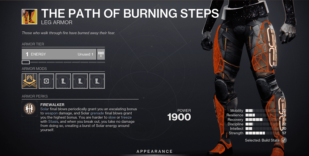 The Path of Burning Steps