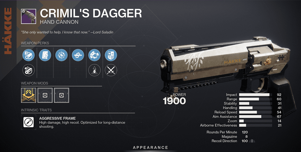 Crimil's Dagger