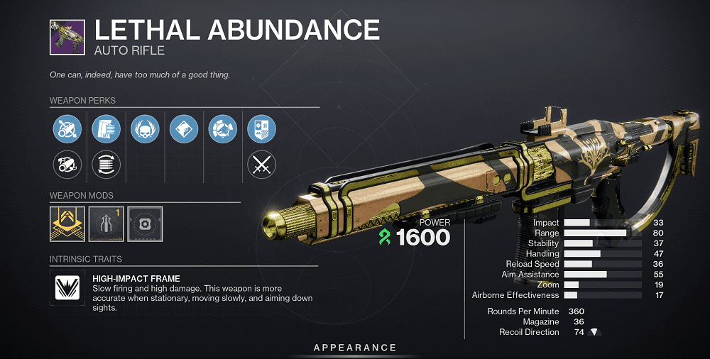 Lethal Abundance