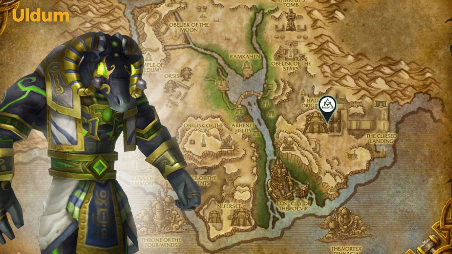 Halls of Origination Location