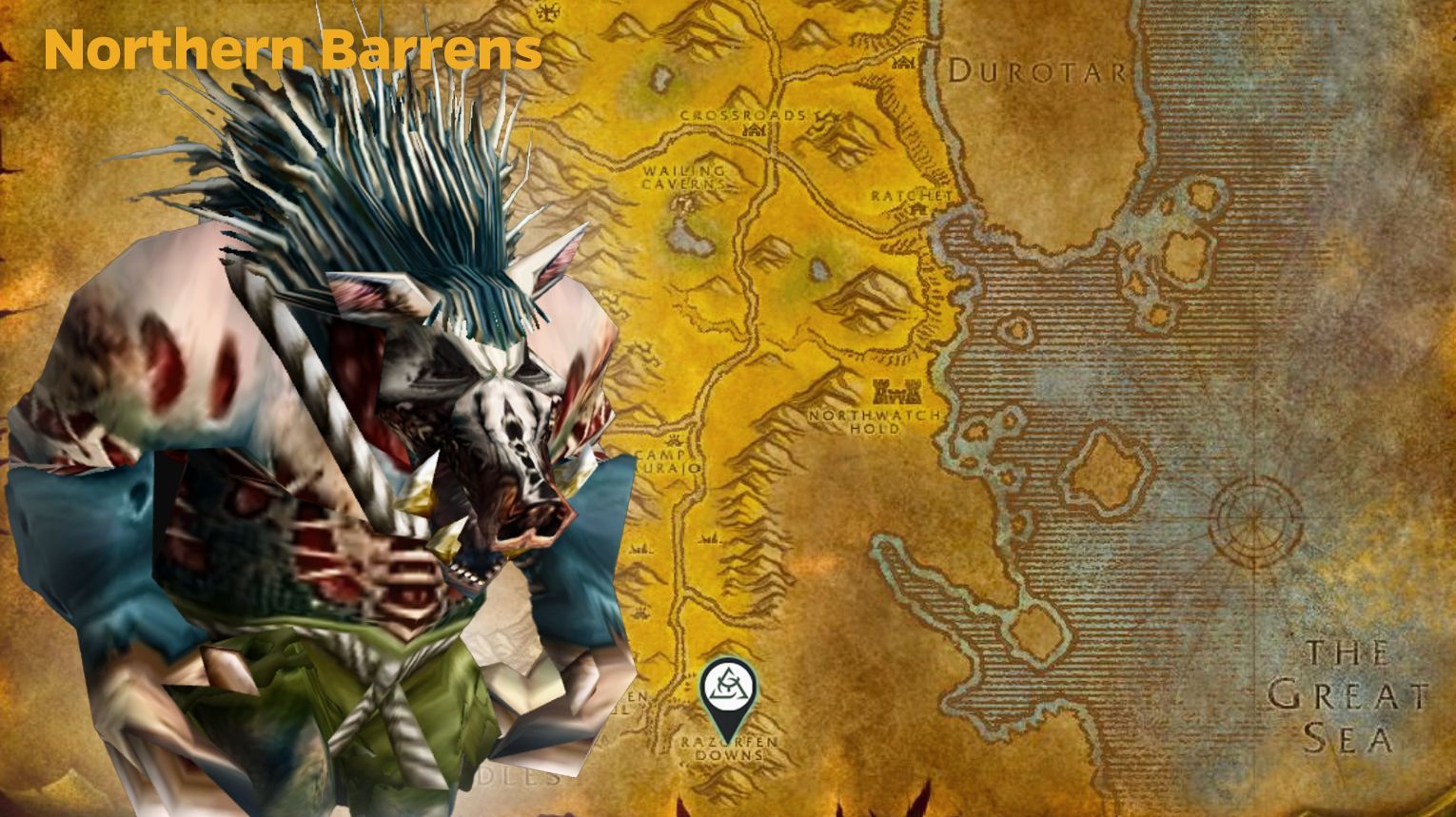 Razorfen Downs Location