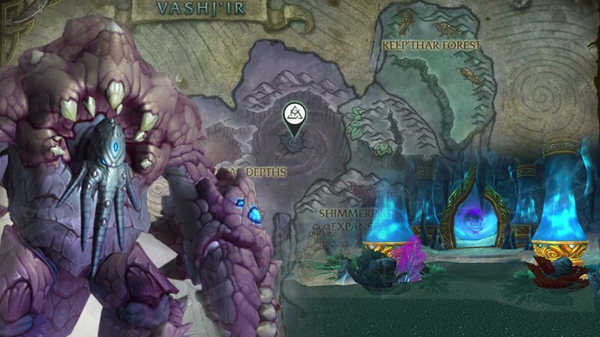 Throne of the Tides Location