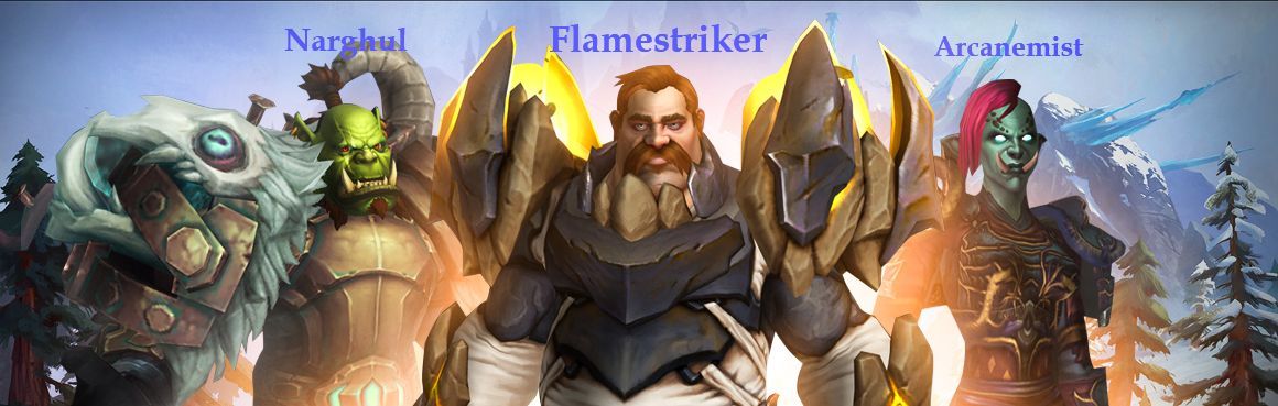 World of Warcraft Character Names: created with online generators and ChatGPT