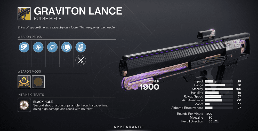 Graviton Lance