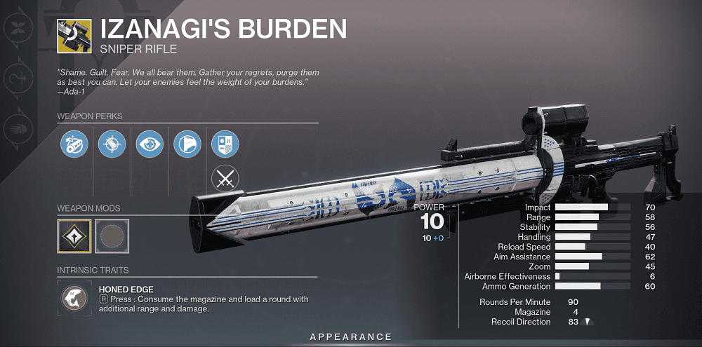 Izanagi's Burden