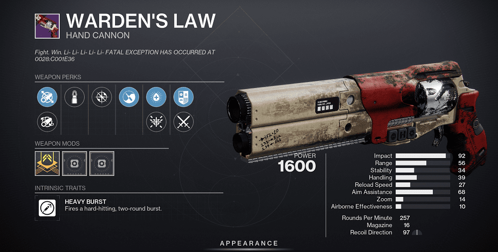 Warden’s Law