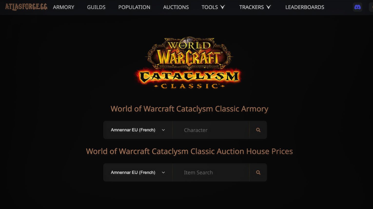 WoW Cata Classic Armory (EU)