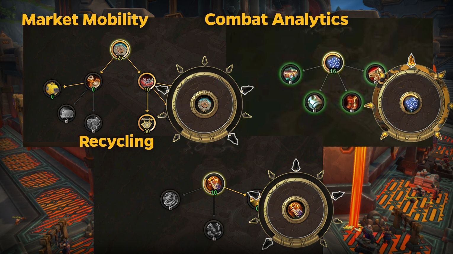 Midnight Engineering specializations – Recycling, Combat Analytics, Market Mobility, Bits and Bots – WoW Midnight