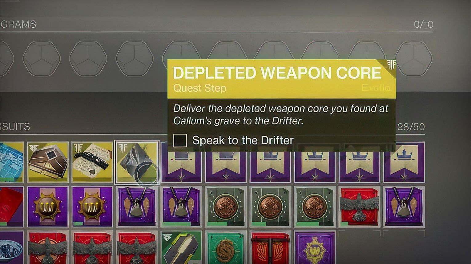 Step 4 Depleted Weapon Core