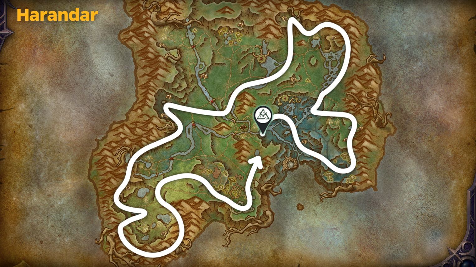 Harandar zone map – rare mobs, treasures, Glowing Moths, Leaf None Behind and Treasures of Harandar achievements – WoW Midnight