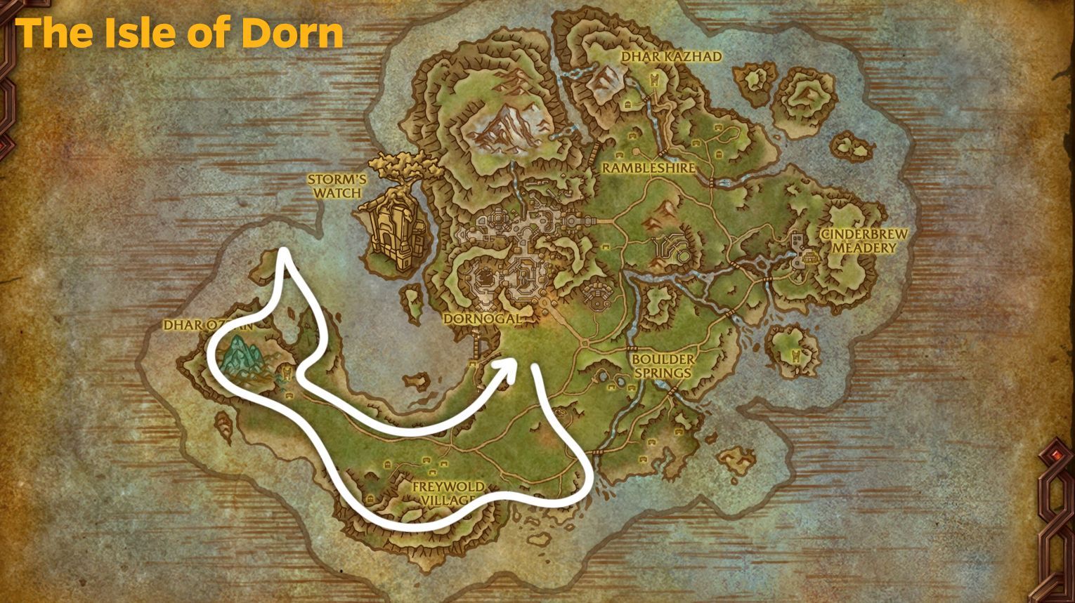 The Isle of Dorn Route