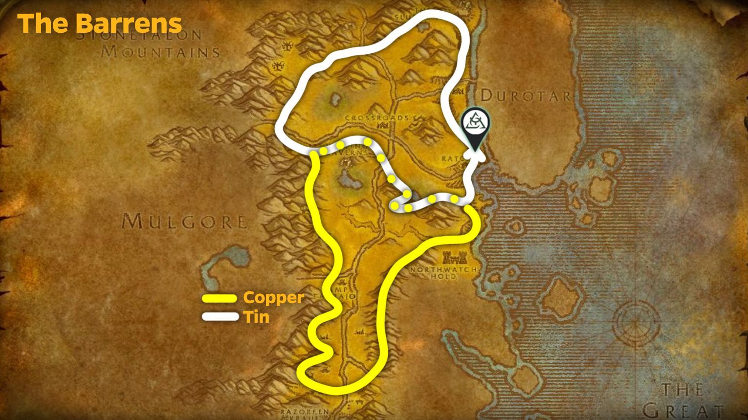 Best Farming Routes for Tin Ore