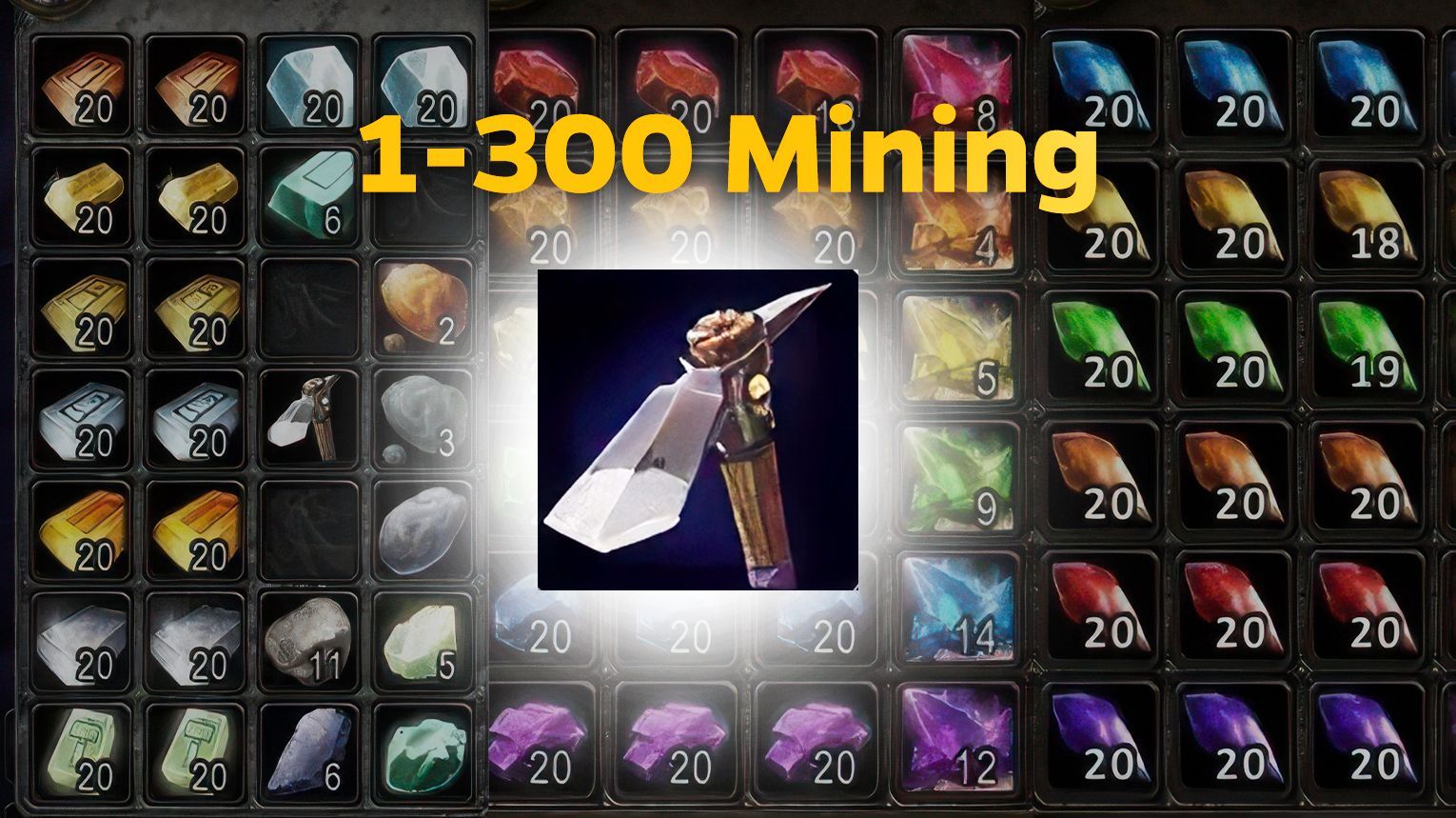 The Fastest 1-300 Vanilla Mining