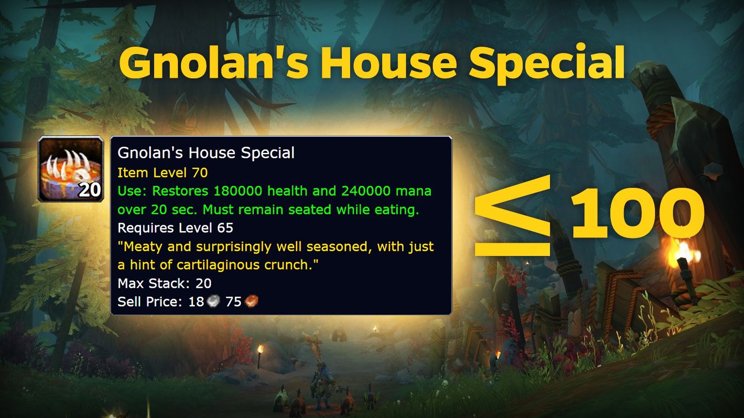 Gnolan’s House Special Prices