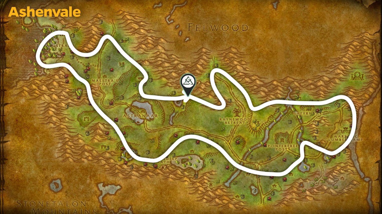Ashenvale Herbalism Leveling 70 - 115