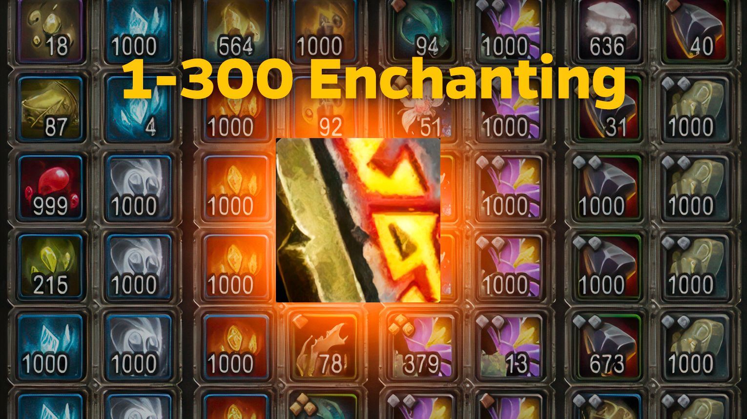 The Fastest 1-300 Vanilla Enchanting
