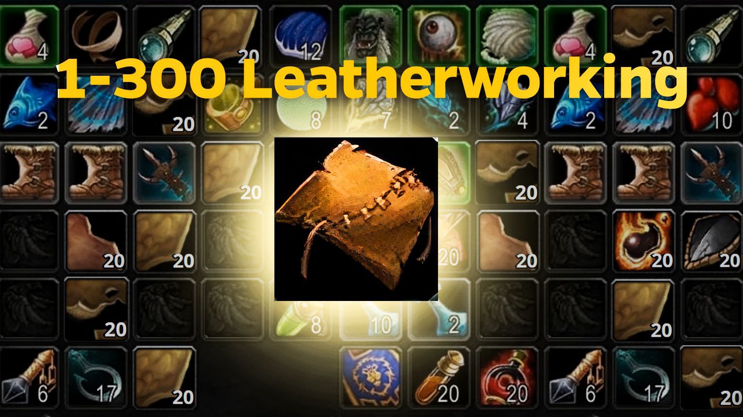 The Fastest 1-300 Vanilla Leatherworking
