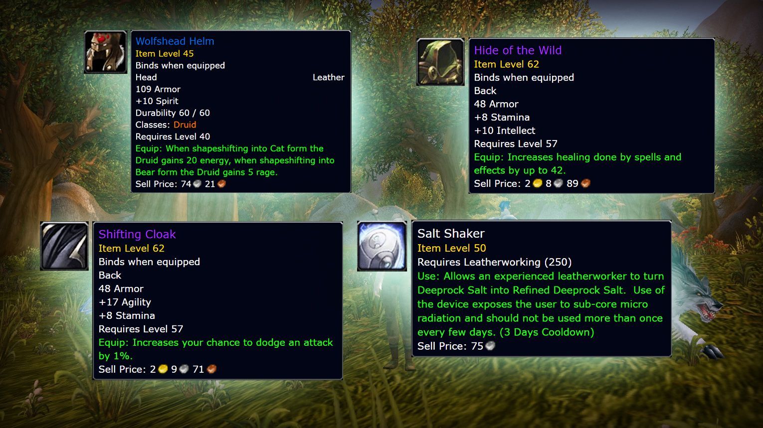 WoW Classic Leatherworking Recipes Overview