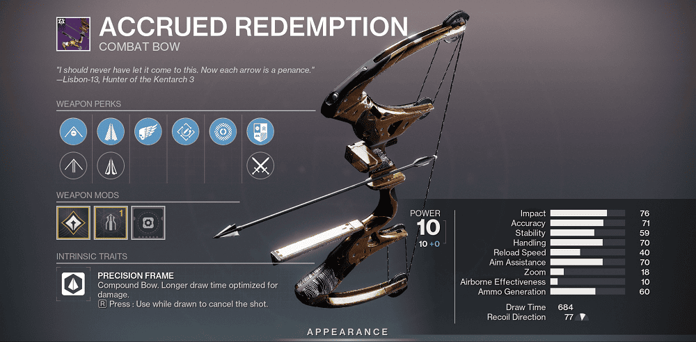 Accrued Redemption