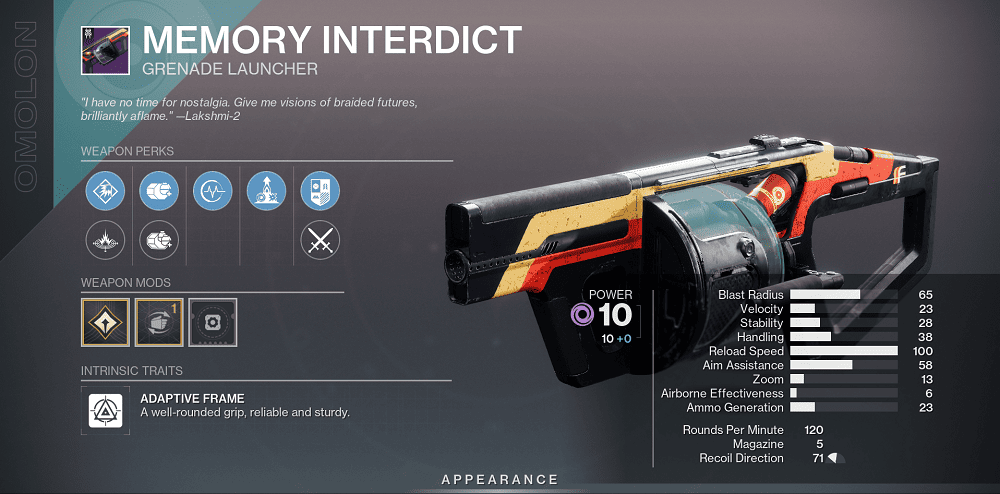 Memory Interdict