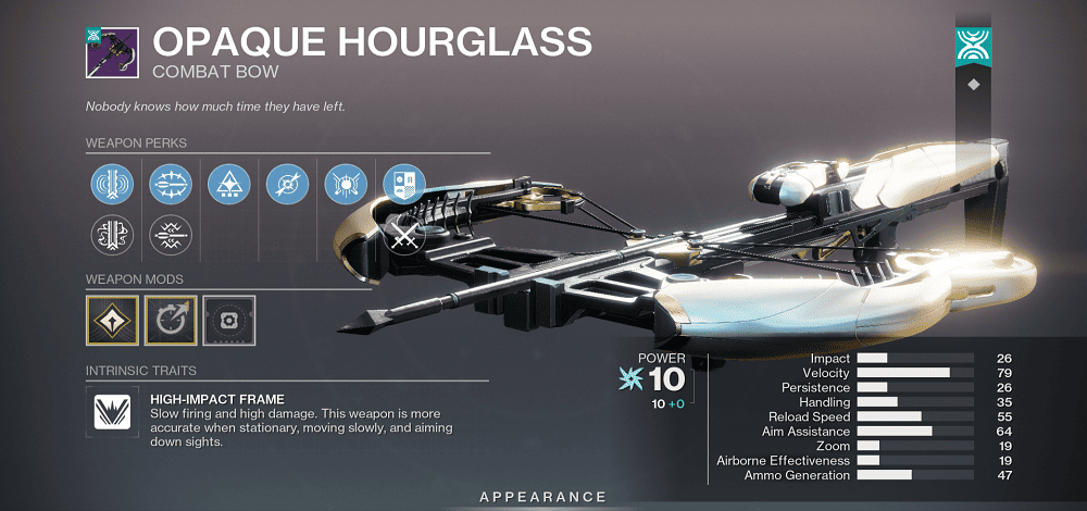 Opaque Hourglass