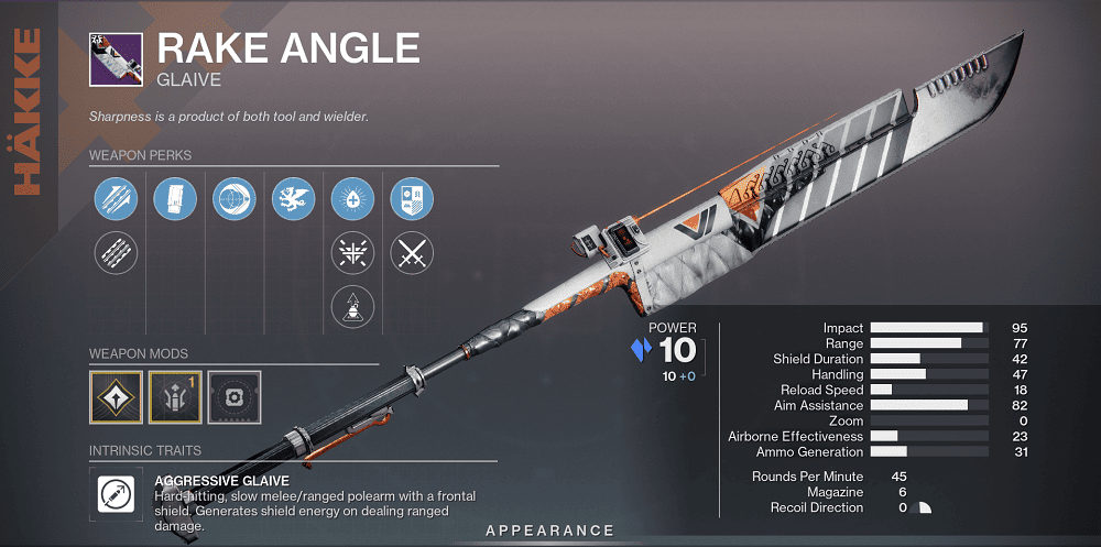 Rake Angle