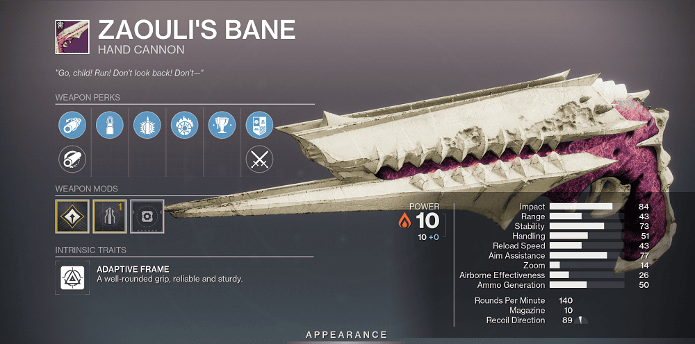 Zaouli's Bane