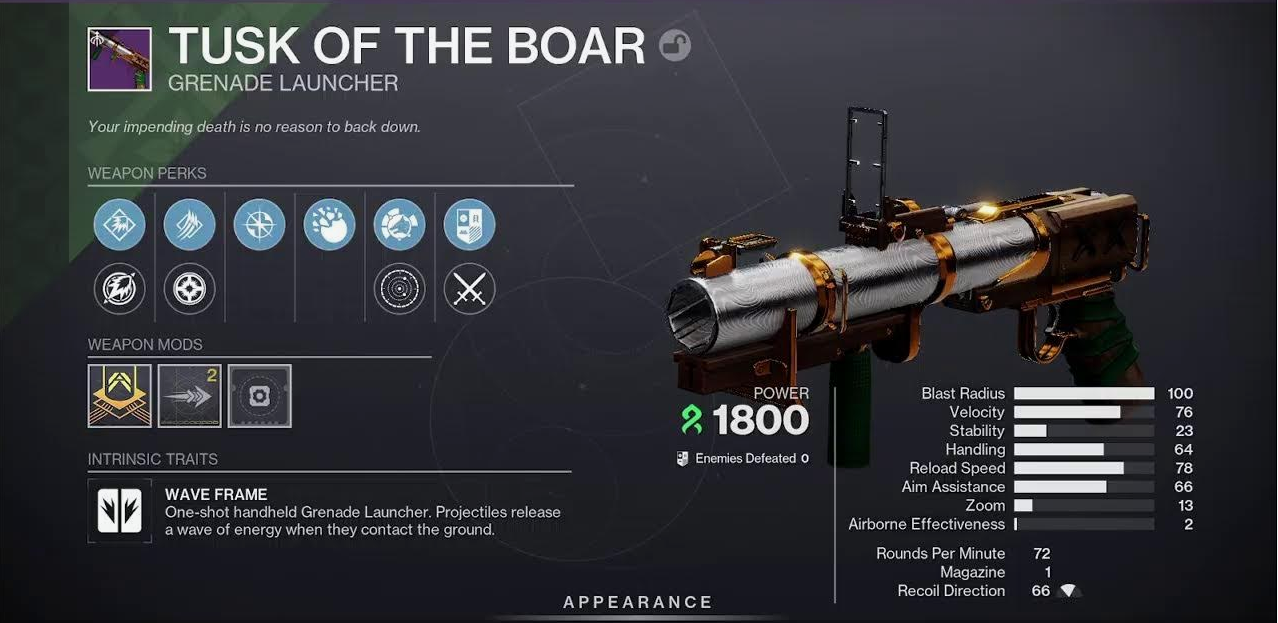 Tusk of the Boar