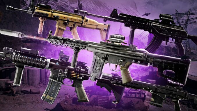 Best weapons for each class in BF6 showing top picks for Assault, Engineer, Support, and Recon roles in Battlefield 6.