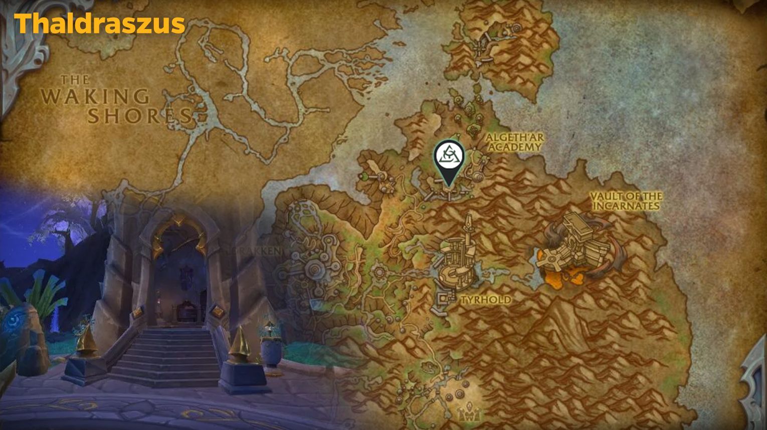 Algeth'ar Academy dungeon map – Mythic+ layout and boss locations – WoW Midnight Season 1
