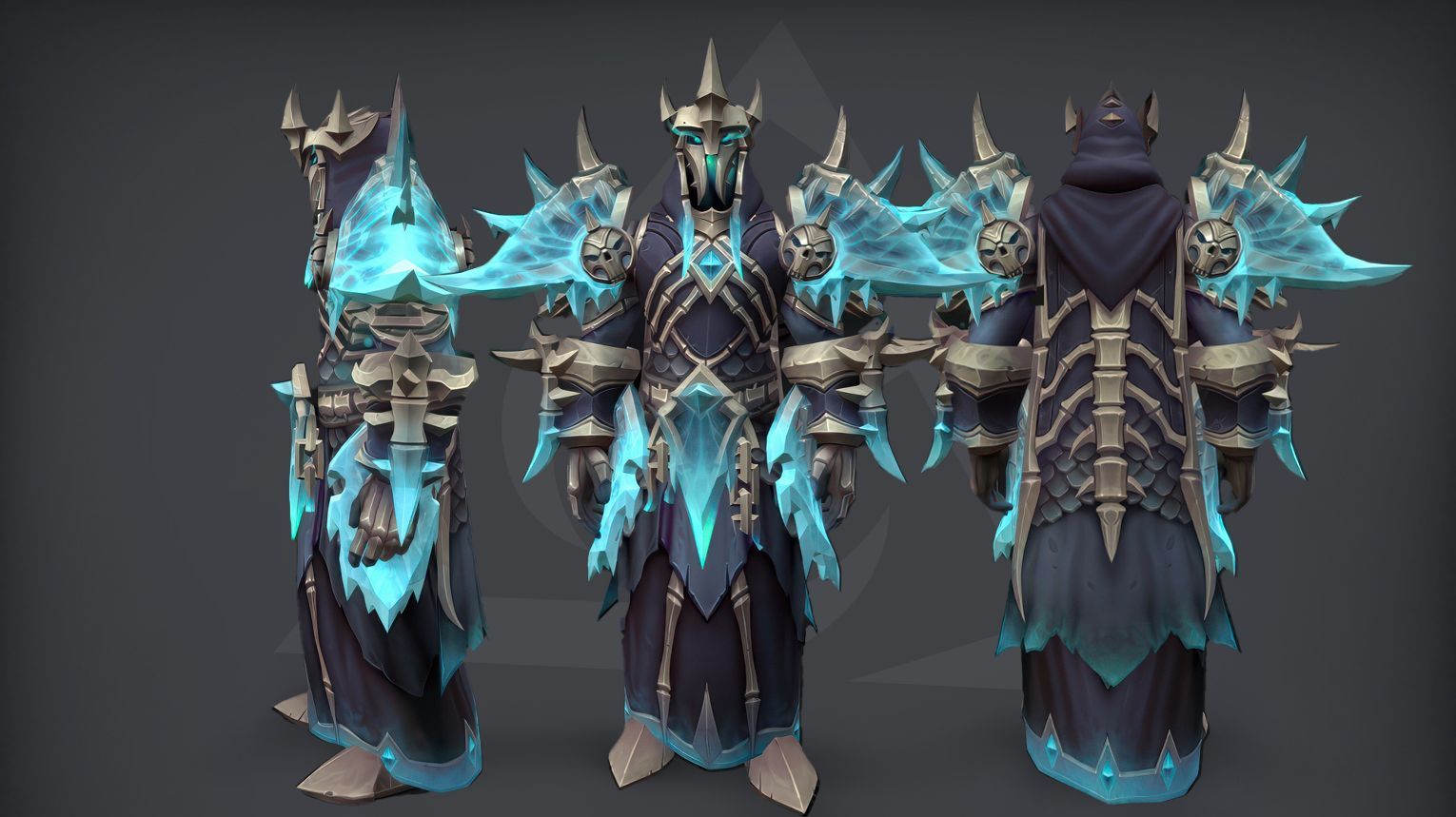 Death Knight tier set – Relentless Rider's Lament (Normal) – dark steel with red rune accents – WoW Midnight Season 1