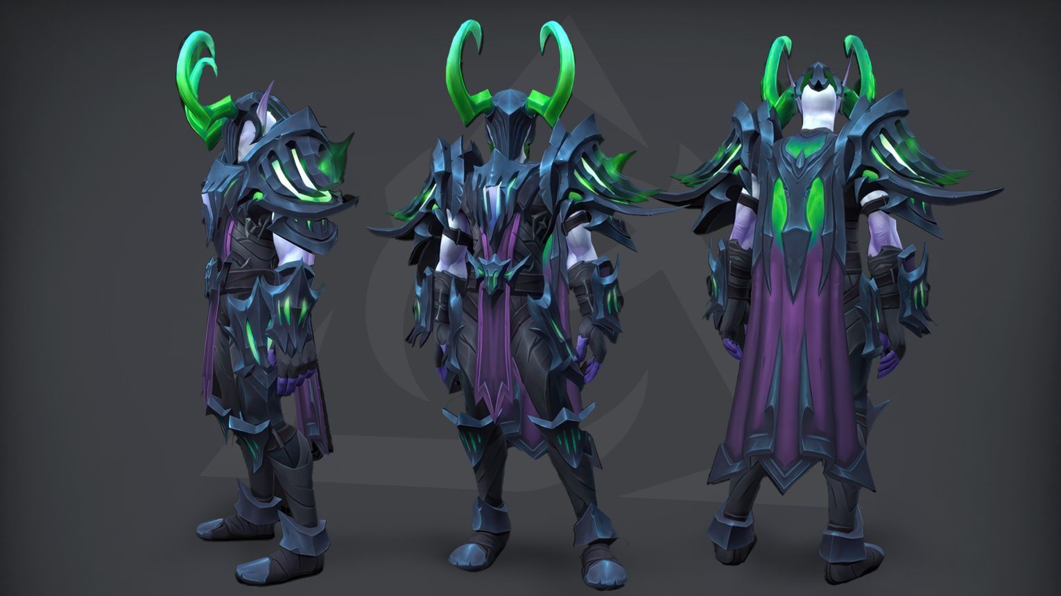 Demon Hunter tier set – Devouring Reaver's Sheathe (Heroic) – stronger contrast with fiery accents – WoW Midnight Season 1