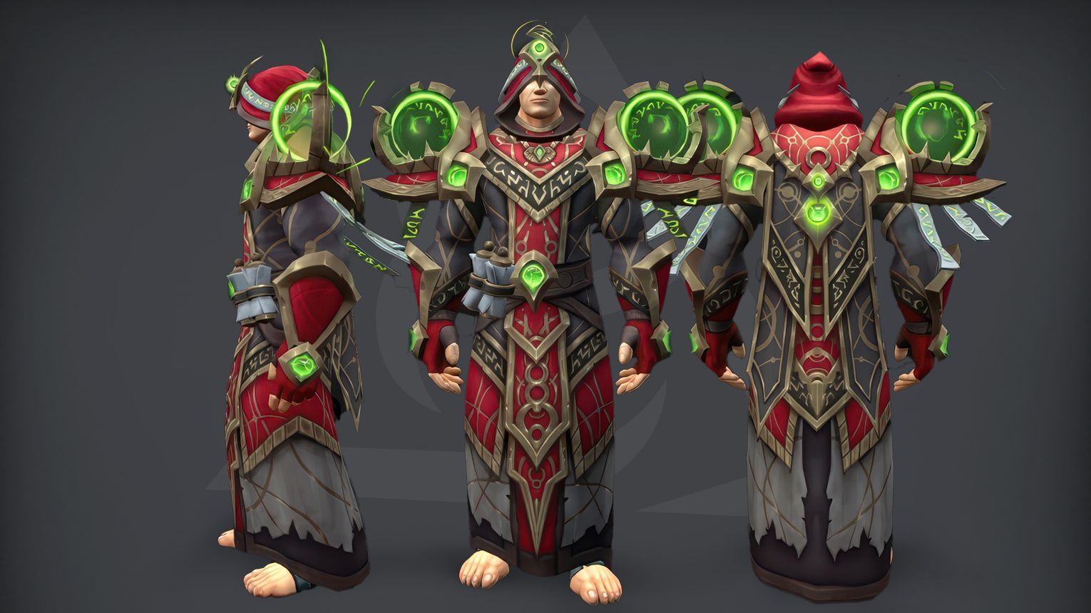 Mage tier set – Voidbreaker's Accordance (Heroic) – brighter highlights with gold accents – WoW Midnight Season 1