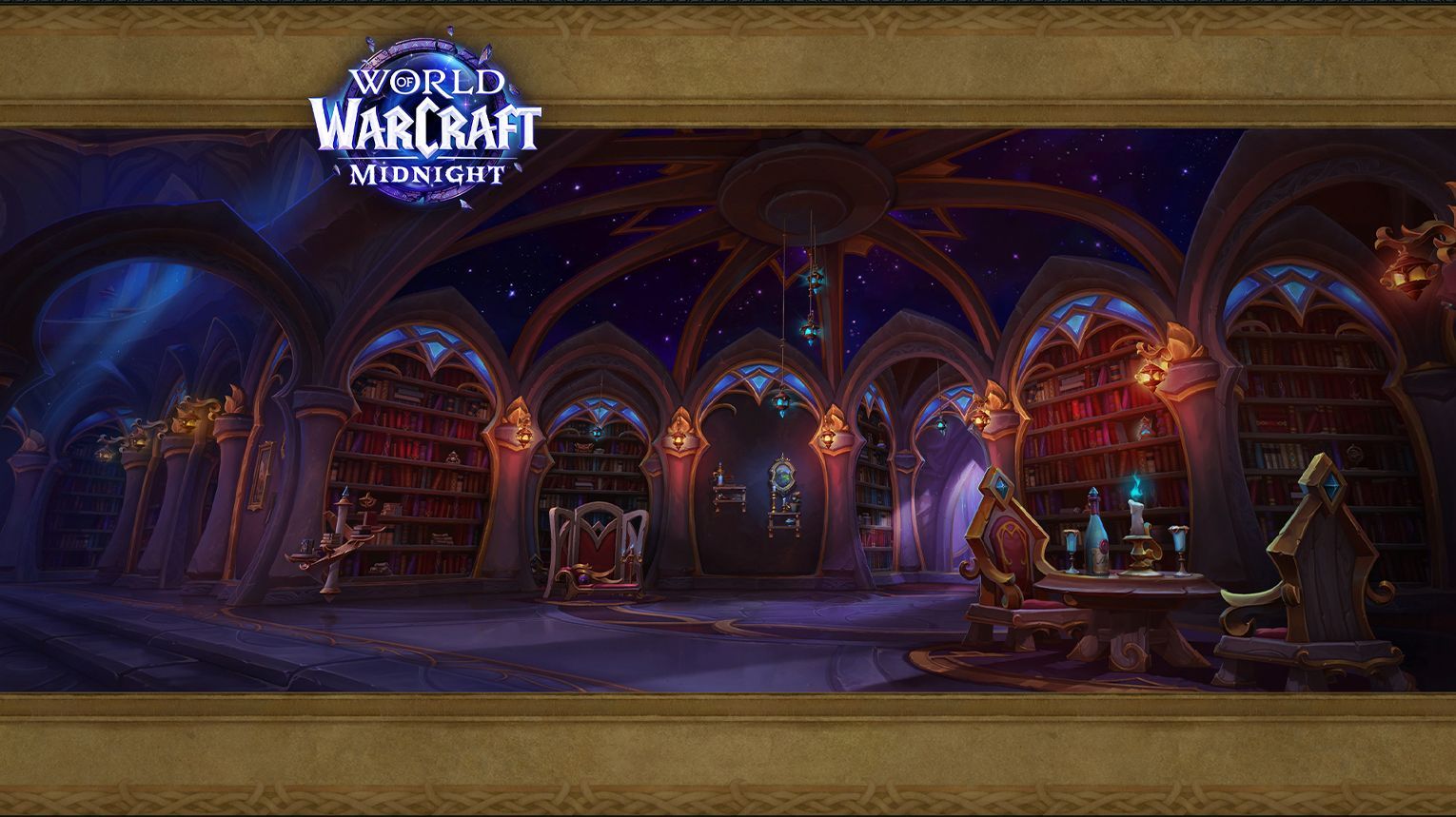 Magisters' Terrace loading screen – Burning Crusade dungeon art – WoW Midnight Season 1