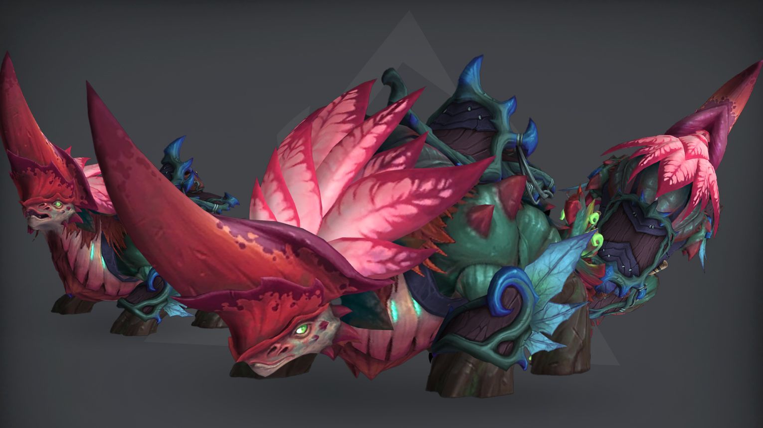 Vivacious Chloroceros mount – green rhino-like beast from Treasures of Harandar achievement – WoW Midnight Patch 12.0.5