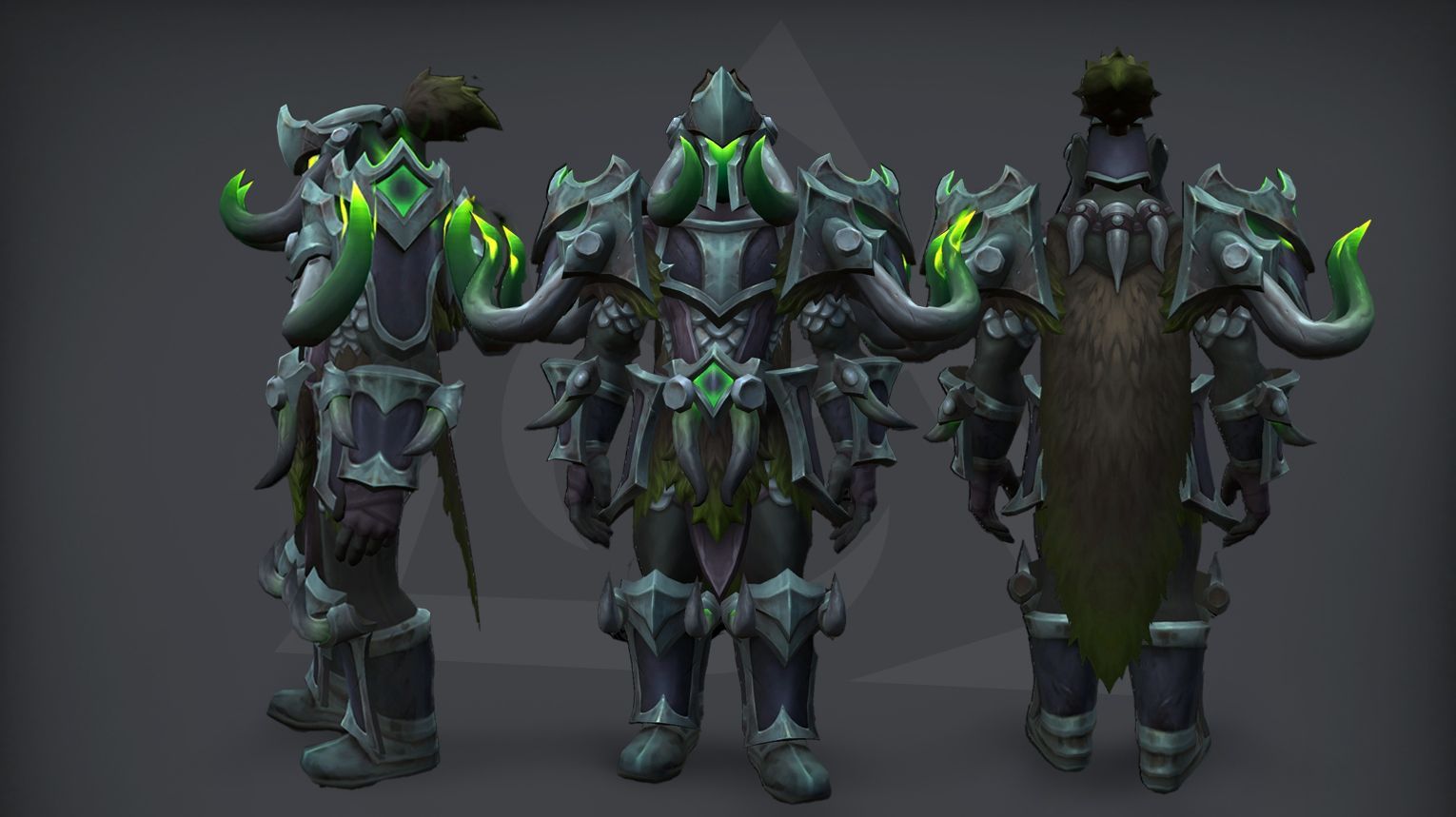 Warrior tier set – Rage of the Night Ender (Heroic) – brighter red accents and animated ember effects – WoW Midnight Season 1