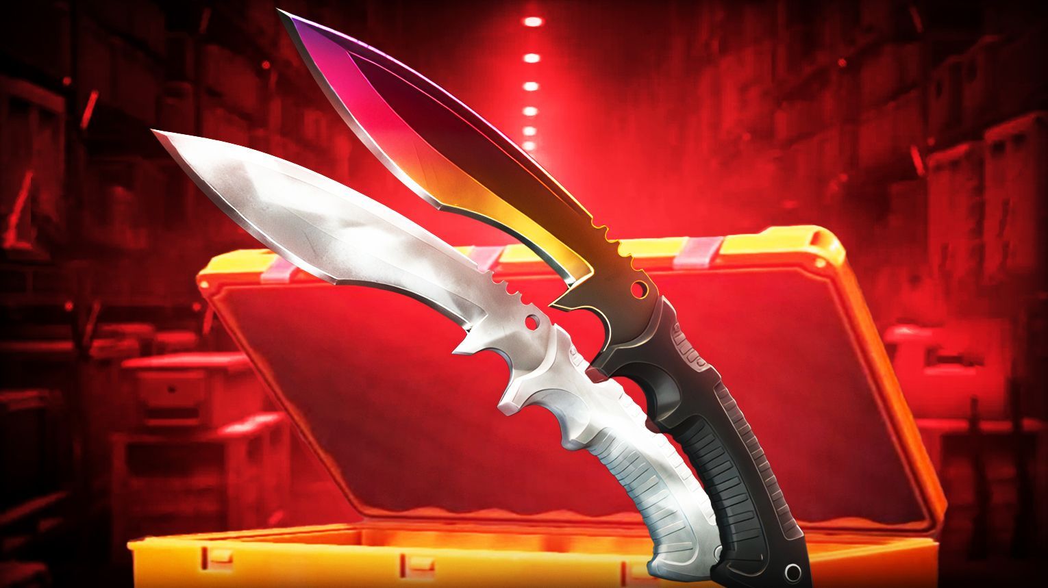 CS2 Kukri Knife – forward-angled Nepalese blade, CS2-era knife, classic finishes, Kilowatt Case – Counter-Strike 2
