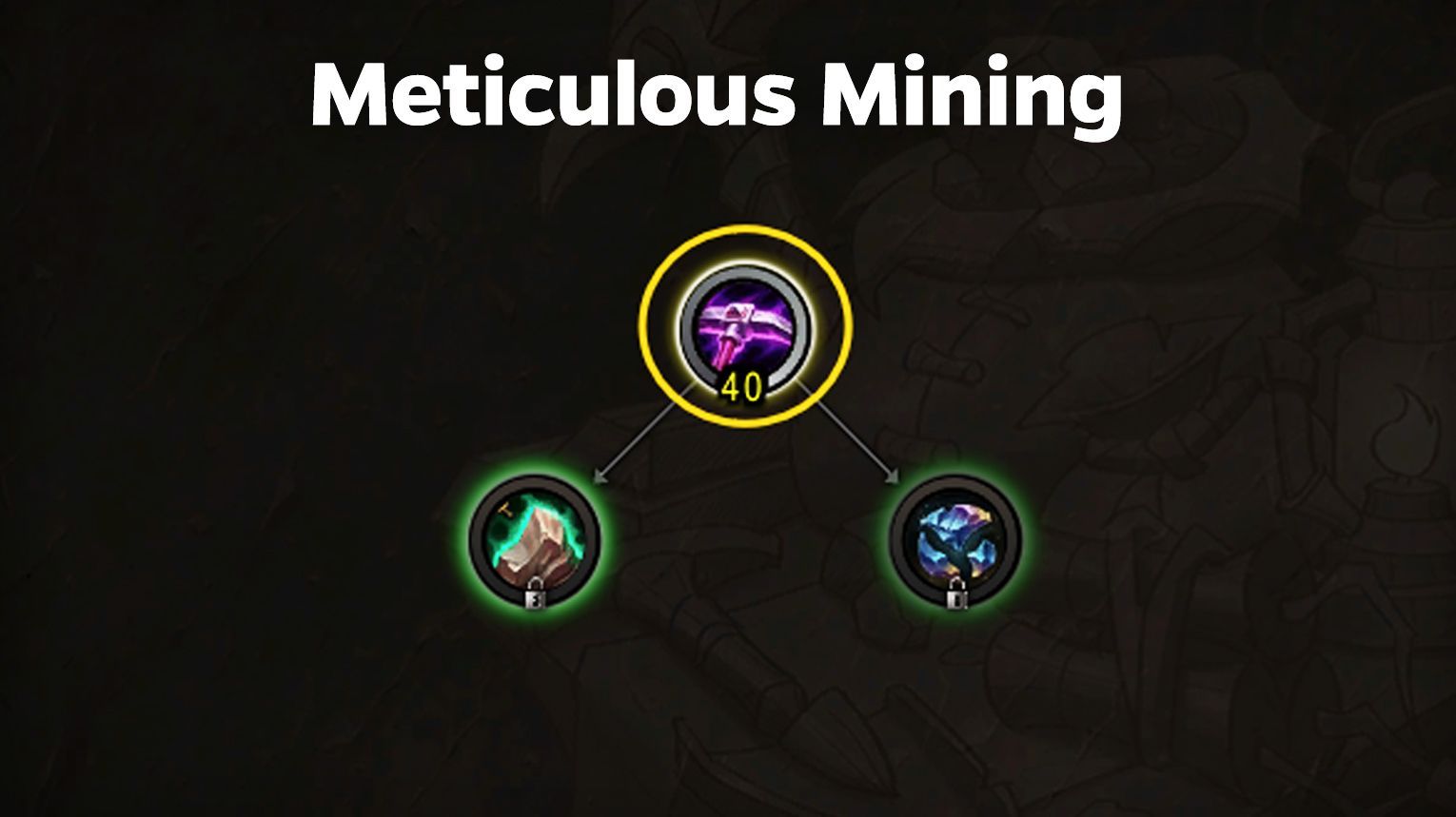 Mining specialization build — optimal knowledge point allocation for Midnight dual gathering.