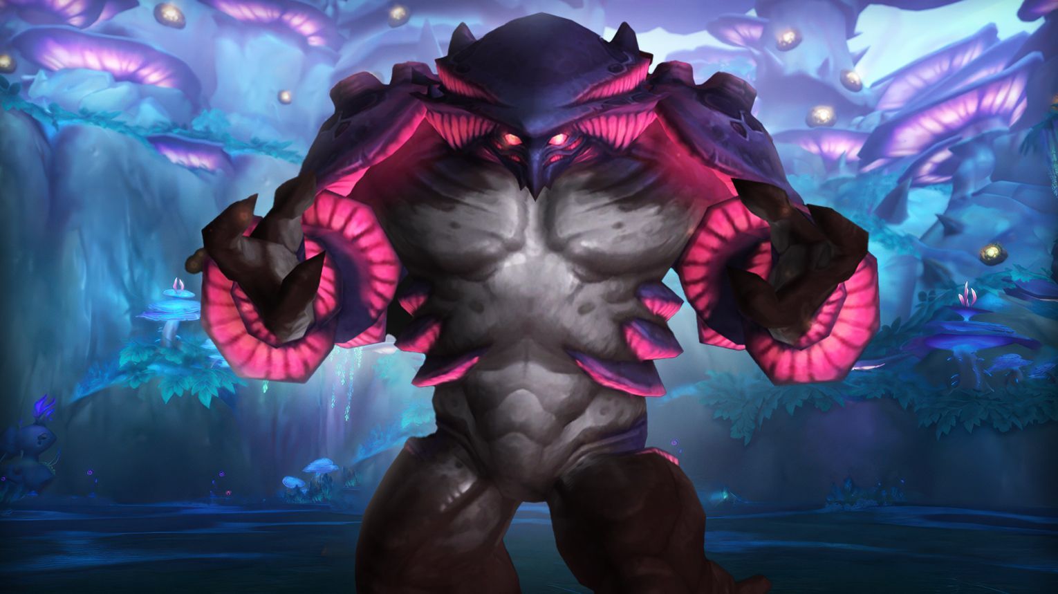 Rotmire boss in Sporefall raid – fungal giant in WoW Midnight.