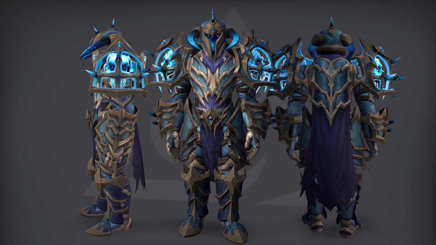 WoW Midnight Season 2 Death Knight tier set guide cover: Blood, Frost, and Unholy 2-piece and 4-piece set bonuses from the Venomous Abyss raid. Serpent-themed armor with poison and troll motifs.
