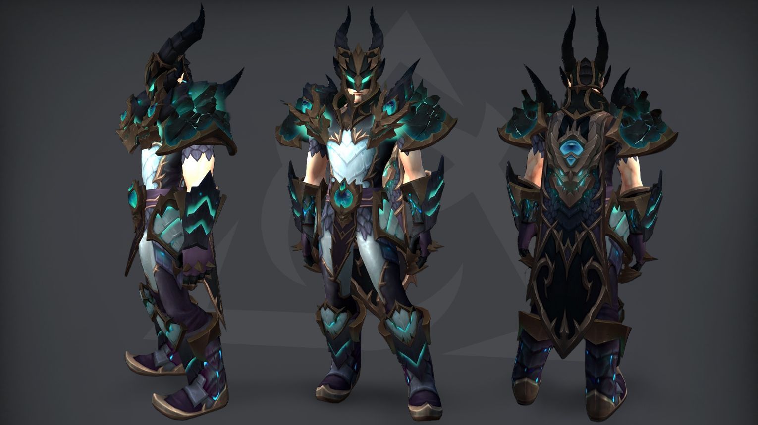 WoW Midnight Season 2 Evoker tier set guide cover: Augmentation, Devastation, and Preservation 2-piece and 4-piece set bonuses from the Venomous Abyss raid. Crimson dragon-scale mail with gold filigree, smoky purple gems, and serpent‑inspired visuals.